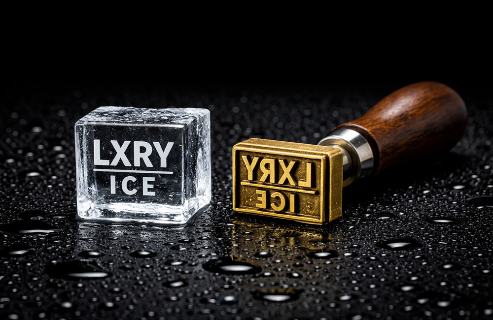 Branded LXRY Ice Cubes
